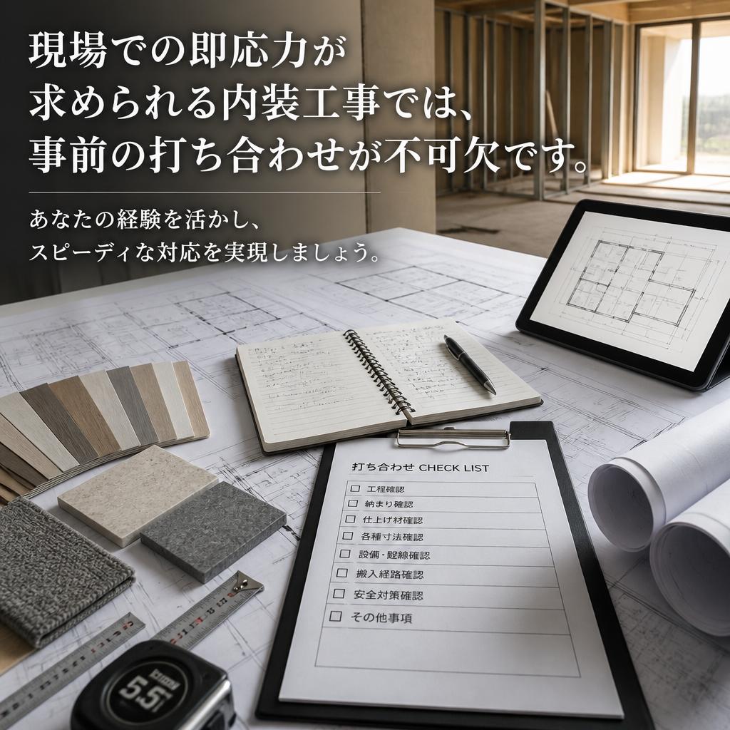迅速な対応と綿密な打ち合わせ